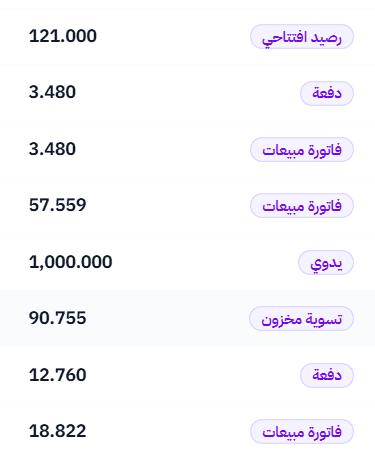 المحاسبة — كل عملية = قيد متوازن